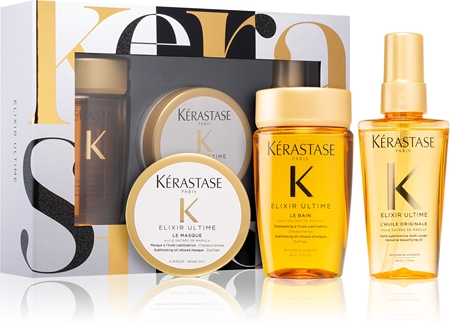 Kérastase Elixir Ultime coffret cadeau I. (pour des cheveux brillants et doux)