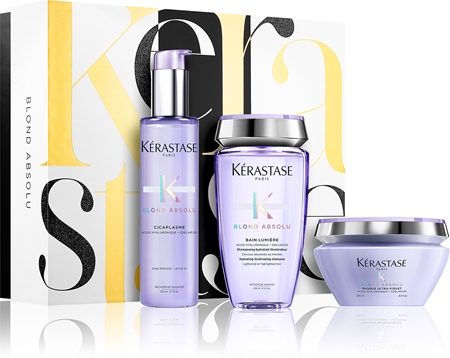 Kérastase Blond Absolu coffret cadeau II. (pour les cheveux avec décoloration ou balayage) pour femme