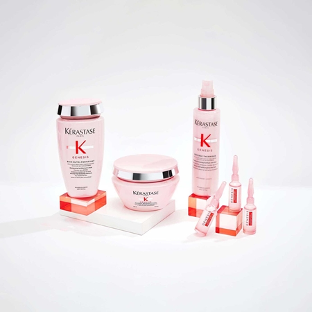 Kérastase Genesis Bain Hydra-Fortifiant Stärkendes Shampoo für schwaches Haar mit Neigung zu Haarausfall