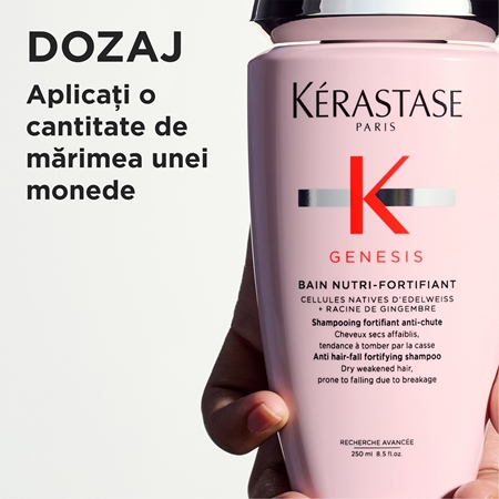 Kérastase Genesis Bain Nutri-Fortifiant sampon revitalizant si hidratant impotriva caderii parului