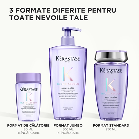 Kérastase Blond Absolu Bain Lumière șampon de baie pentru iluminarea părului sau pentru părul cu șuvițe