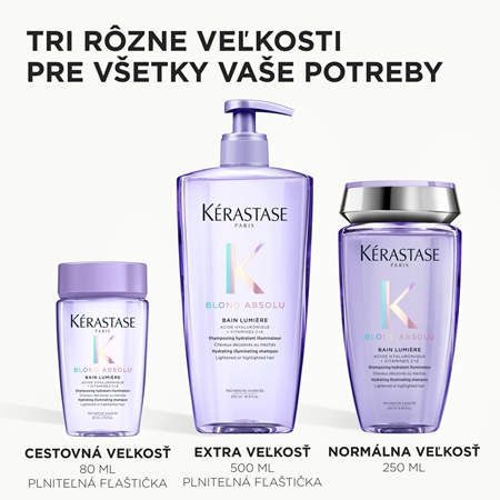 Kérastase Blond Absolu Bain Lumière šampónový kúpeľ pre zosvetlené alebo melírované vlasy