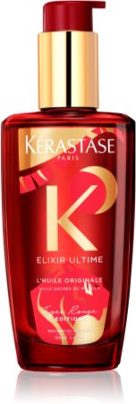 Kérastase Elixir Ultime L'huile Originale Édition Rouge vyživující olej pro lesk a hebkost vlasů