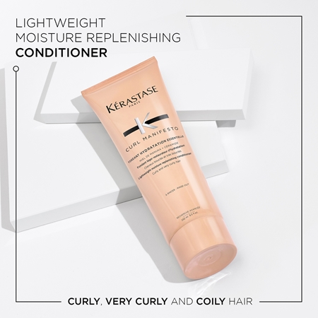 Kérastase Curl Manifesto Fondant Hydration Essentielle kosteuttava ja ravitseva hoitoaine aaltoileville ja kiharille hiuksille