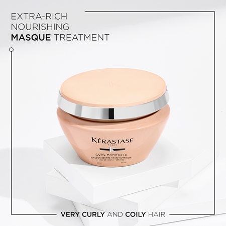 Kérastase Curl Manifesto Masque Beurre Haute Nutrition masque nourrissant pour cheveux bouclés et frisé