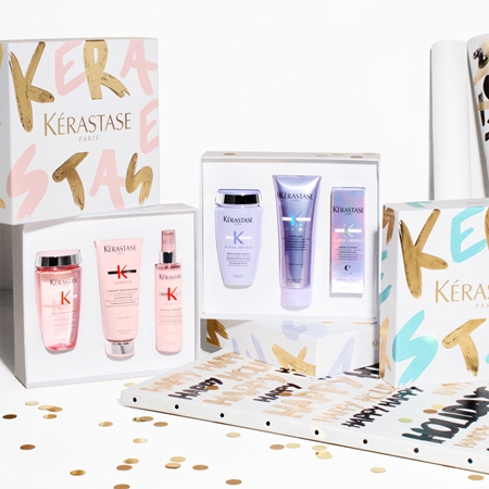 Kérastase Blond Absolu coffret cadeau (pour les cheveux blonds froids ayant subi une décoloration ou un balayage)