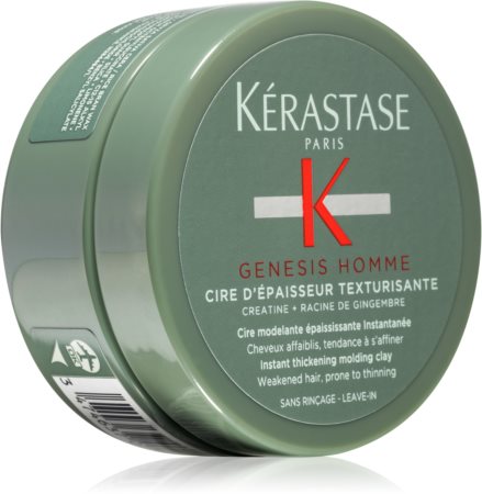 Kérastase Genesis Homme Cire D'Épaisseur Texturisante styling modelling paste for fine or thinning hair