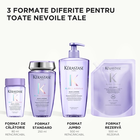 Kérastase Blond Absolu Bain Lumière șampon de baie pentru iluminarea părului sau pentru părul cu șuvițe