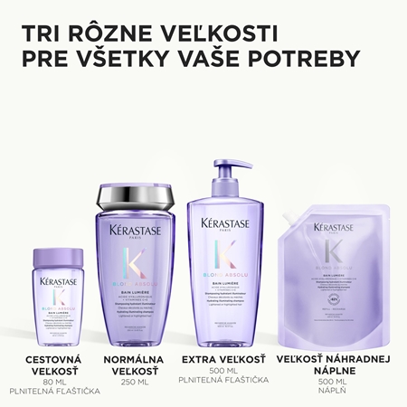 Kérastase Blond Absolu Bain Lumière šampónový kúpeľ pre zosvetlené alebo melírované vlasy