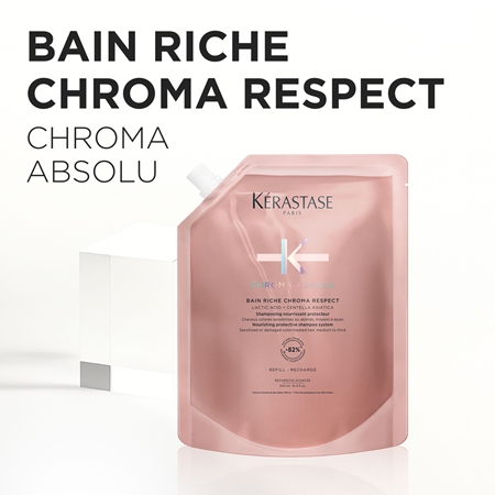 Kérastase Chroma Absolu Bain Riche Chroma Respect Shampoo mit ernährender Wirkung für gefärbtes Haar