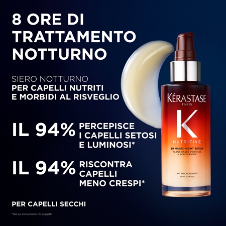 Kérastase Nutritive 8H Magic Night Serum siero notte riginerante effetto rivitalizzante per capelli