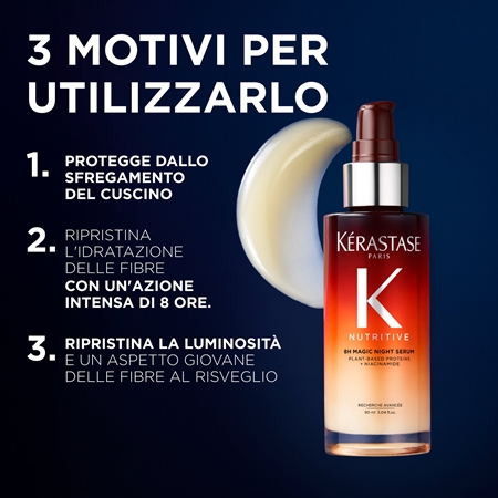 Kérastase Nutritive 8H Magic Night Serum siero notte riginerante effetto rivitalizzante per capelli
