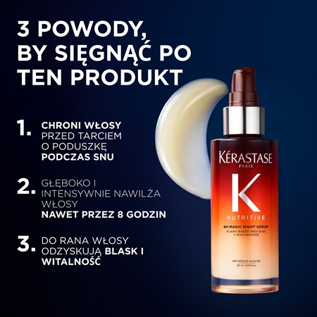 Kérastase Nutritive 8H Magic Night Serum regenerujące serum na noc z efektem rewitalizującym do włosów