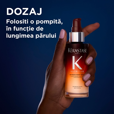 Kérastase Nutritive 8H Magic Night Serum ser de noapte pentru regenerarea pielii cu efect de revitalizare pentru păr