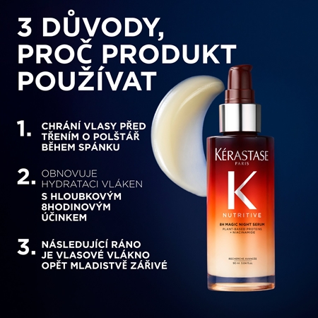 Kérastase Nutritive 8H Magic Night Serum regenerační noční sérum s revitalizačním účinkem na vlasy
