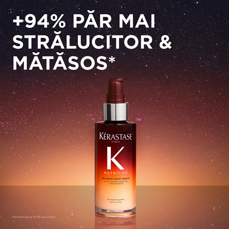 Kérastase Nutritive 8H Magic Night Serum ser de noapte pentru regenerarea pielii cu efect de revitalizare pentru păr