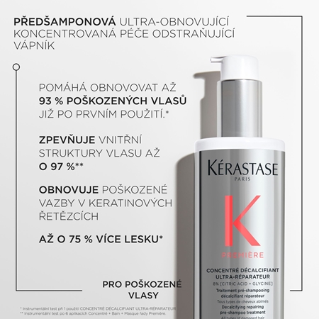 Kérastase Première Concentré Décalcifiant Ultra-Réparateur před-šamponová péče pro poškozené vlasy