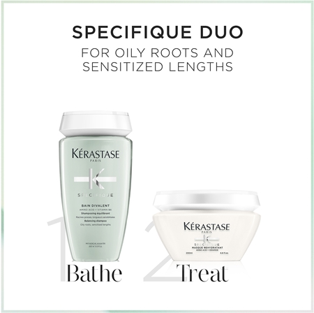 Kérastase Spécifique Specifique coffret cadeau pour cuir chevelu gras et pointes sèches