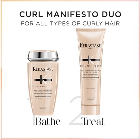 Kérastase Curl Manifesto Kinkekomplekt lainelistele ja lokkis juustele