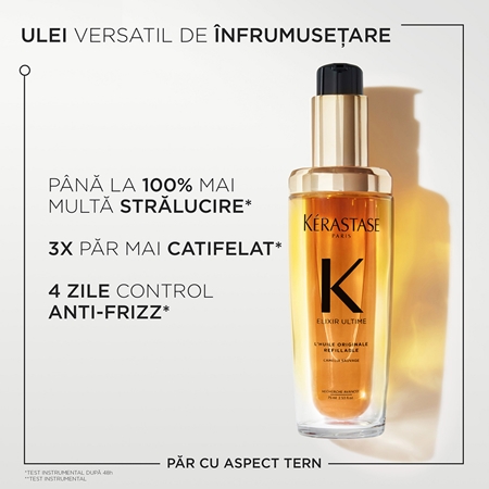 Kérastase Elixir Ultime ヘアオイル + レフィル Kerastase Elixir Ultime Huile Originale Refill Rezerva Ulei pentru