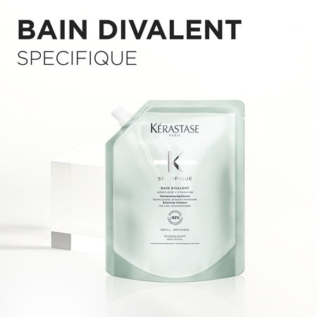 Kérastase Specifique Bain Divalent Deep Cleanse Clarifying Shampoo for oily scalp