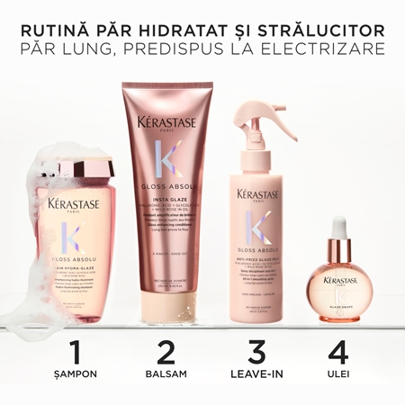 Kérastase Gloss Absolu Bain Hydra-Glaze șampon pentru un par stralucitor si catifelat
