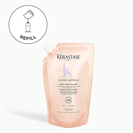 Kérastase Gloss Absolu Bain Hydra-Glaze szampon do nabłyszczania i zmiękczania włosów