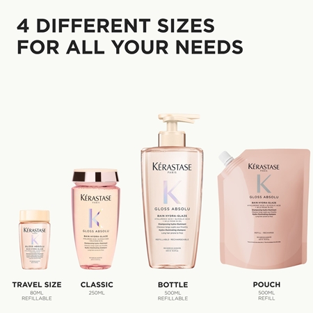 Kérastase Gloss Absolu Bain Hydra-Glaze шампунь для блиску та шовковистості волосся