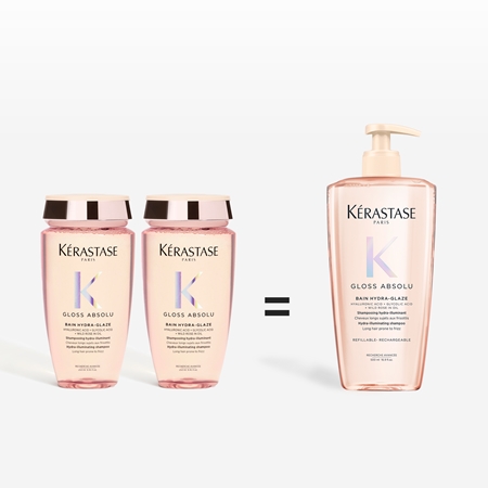 Kérastase Gloss Absolu Bain Hydra-Glaze szampon do nabłyszczania i zmiękczania włosów