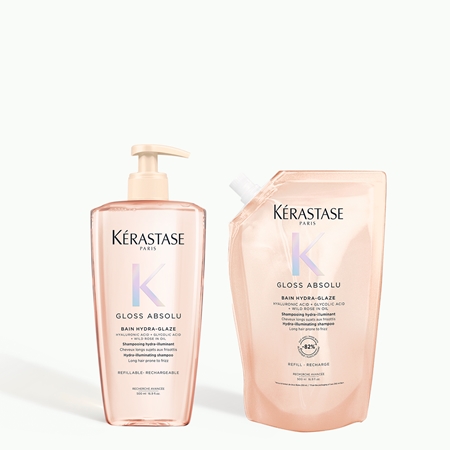 Kérastase Gloss Absolu Bain Hydra-Glaze szampon do nabłyszczania i zmiękczania włosów
