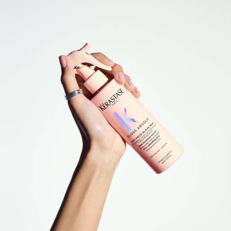 Kérastase Gloss Absolu Anti-Frizz Glaze Milk σπρέι χωρίς ξέβγαλμα Για λάμψη και απαλότητα μαλλιών