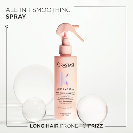 Kérastase Gloss Absolu Anti-Frizz Glaze Milk σπρέι χωρίς ξέβγαλμα Για λάμψη και απαλότητα μαλλιών