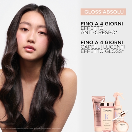 Kérastase Gloss Absolu Anti-Frizz Glaze Milk spray senza risciacquo per capelli brillanti e morbidi