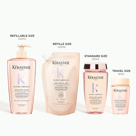 Kérastase Gloss Absolu Bain Hydra-Glaze σαμπουάν Για λάμψη και απαλότητα μαλλιών