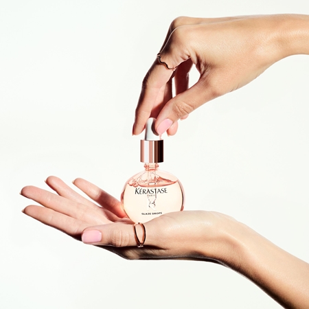 Kérastase Gloss Absolu Glaze Drops θρεπτικό λάδι για τα μαλλιά για την αντιμετώπιση του κρεπαρίσματος μαλλιών