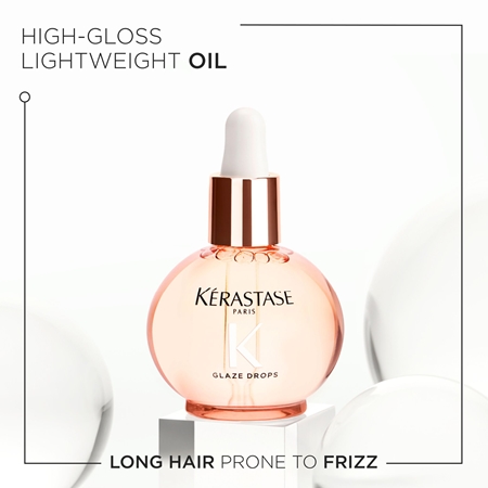 Kérastase Gloss Absolu Glaze Drops θρεπτικό λάδι για τα μαλλιά για την αντιμετώπιση του κρεπαρίσματος μαλλιών