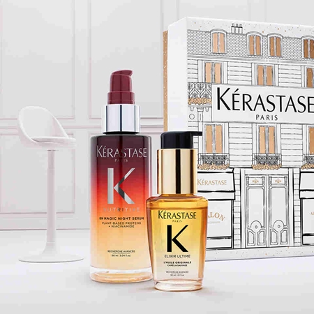 Kérastase Elixir Ultime & Nutritive set cadou pentru un par stralucitor si catifelat
