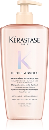 Kérastase Gloss Absolu Créme Bain Hydra-Glaze shampoing bain pour des cheveux brillants et doux