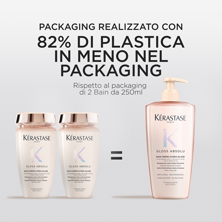 Kérastase Gloss Absolu Créme Bain Hydra-Glaze shampoo per capelli per capelli brillanti e morbidi