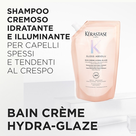 Kérastase Gloss Absolu Créme Bain Hydra-Glaze shampoo per capelli per capelli brillanti e morbidi