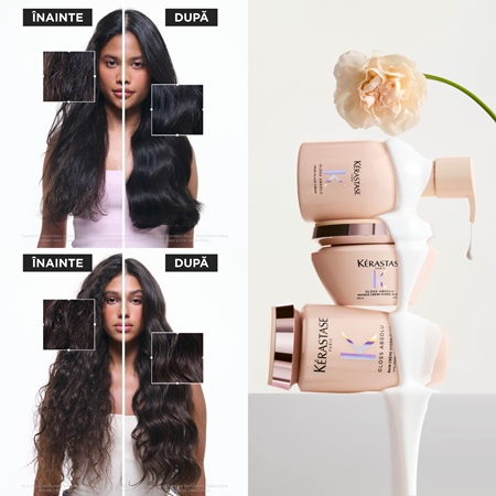Kérastase Gloss Absolu Frizz - Glaze Cream crema styling anti-electrizare