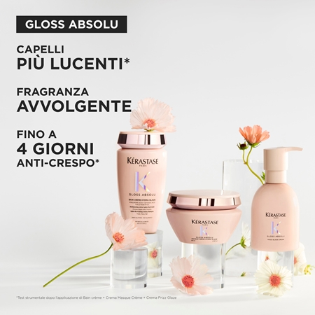 Kérastase Gloss Absolu Frizz - Glaze Cream crema modellante contro i capelli crespi
