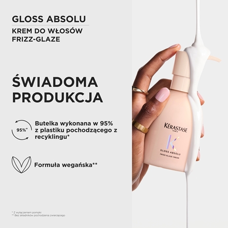 Kérastase Gloss Absolu Frizz - Glaze Cream krem do stylizacji przeciwko puszeniu się włosów