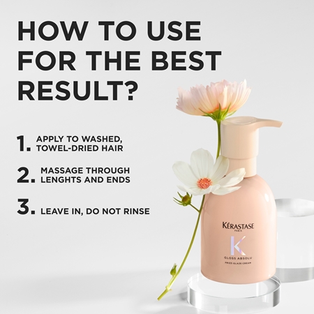 Kérastase Gloss Absolu Frizz - Glaze Cream crème coiffante anti-frisottis