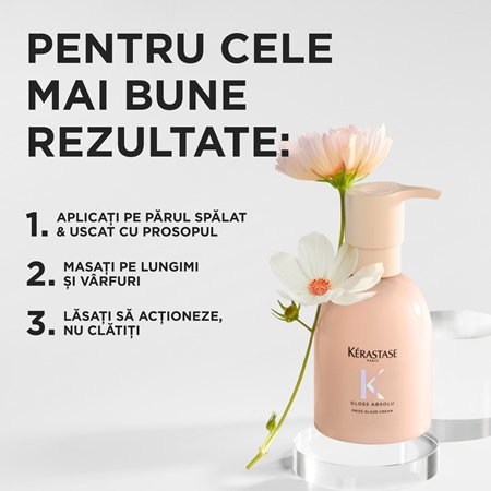 Kérastase Gloss Absolu Frizz - Glaze Cream crema styling anti-electrizare