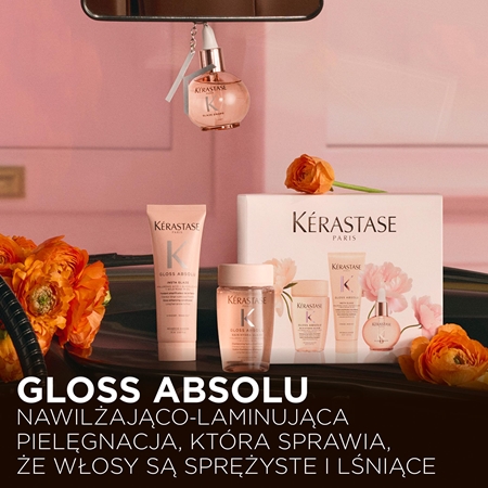 Kérastase Gloss Absolu zestaw upominkowy do nabłyszczania i zmiękczania włosów