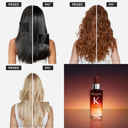 Kérastase Nutritive 8H Magic Night Serum zestaw upominkowy do włosów suchych