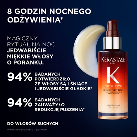 Kérastase Nutritive 8H Magic Night Serum zestaw upominkowy do włosów suchych