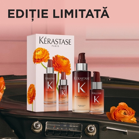 Kérastase Nutritive 8H Magic Night Serum set cadou pentru par uscat