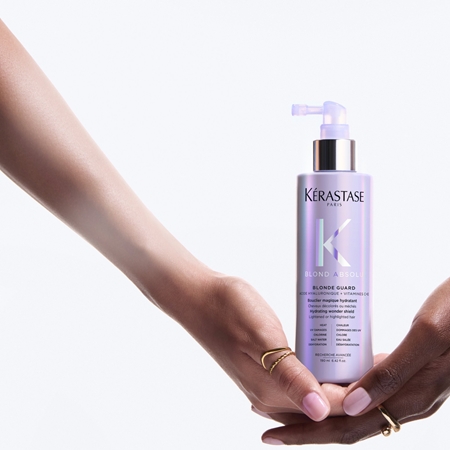 Kérastase Blond Absolu Blonde Guard tratament fără clătire, pentru luciul și protecția culorii părului pentru toate nuantele de blond